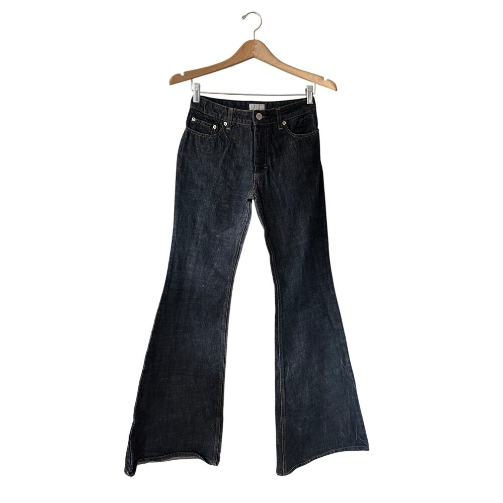 Luella Dark Wash Flare Leg Jeans Size 38 Y2K